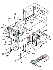 Evaporator Area parts for Amana Top-Mount Refrigerator TX18R-P1158412W from AppliancePartsPros.com