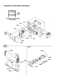 Evaporator And Fan Motor Assemblies parts for Amana Top-Mount Refrigerator TX18VE-P1301702WE from AppliancePartsPros.com