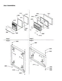 Door Assemblies parts for Amana Top-Mount Refrigerator TX18VE-P1301702WE from AppliancePartsPros.com
