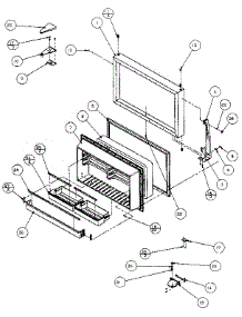 Freezer Door parts for Amana Top-Mount Refrigerator TX19R-P1158502W from AppliancePartsPros.com