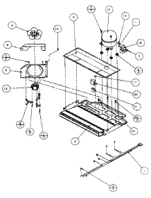 Panasonic Compressor parts for Amana Top-Mount Refrigerator TX19R-P1158502W from AppliancePartsPros.com