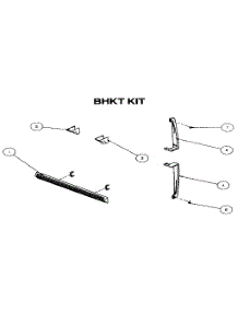 Bhkt Kit parts for Amana Top-Mount Refrigerator TX19R-P1158502W from AppliancePartsPros.com