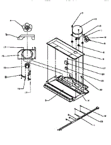 Compressor Compartment parts for Amana Top-Mount Refrigerator TX19R2-P1158506W from AppliancePartsPros.com