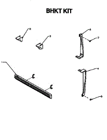 Bhkt Kit parts for Amana Top-Mount Refrigerator TX19R2-P1158506W from AppliancePartsPros.com