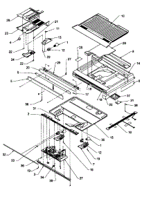 Divider Block parts for Amana Top-Mount Refrigerator TX19S3W-P1195901WW from AppliancePartsPros.com