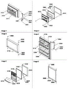 Door Assemblies And Handles parts for Amana Top-Mount Refrigerator TX19V2W-P1315802WW from AppliancePartsPros.com