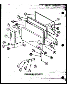 Freezer Door Parts (Tx18m / P7858506w) (Tx18m / P7858507w) (Txi18m / P7858516w) (Txi18m / P7858517w) (Tx18mb / P7858530w) (Tx18mb / P7858531w) parts for Amana Top-Mount Refrigerator TX20M-P7858508W from AppliancePartsPros.com