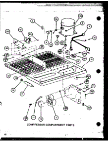 Compressor Compartment Parts (Tx22m / P7858510w) parts for Amana Top-Mount Refrigerator TX20MB-P7858532W from AppliancePartsPros.com
