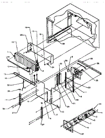 Evaporator parts for Amana Top-Mount Refrigerator TX21R-P1157605W from AppliancePartsPros.com