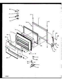 Freezer Door (Ts18r2l / P1158311wl) (Ts18r2g / P1158311wg) (Ts18r2w / P1158311ww) (Tsi18r2l / P1182102wl) (Tsi18r2w / P1182102ww) (Tx18r2l / P1158412wl) (Tx18r2w / P1158412ww) parts for Amana Top-Mount Refrigerator TX21R2L-P1157609WL from AppliancePartsPros.com
