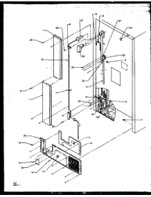 Rear Cabinet parts for Amana Top-Mount Refrigerator TX21RL-P1157605WL from AppliancePartsPros.com