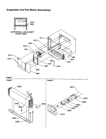 Evaporator And Fan Motor Assemblies parts for Amana Top-Mount Refrigerator TX21VE-P1301804WE from AppliancePartsPros.com
