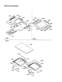 Shelving Assemblies parts for Amana Top-Mount Refrigerator TX21VE-P1301804WE from AppliancePartsPros.com