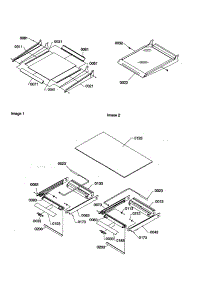 Shelving / Crisper Frame Assembly parts for Amana Top-Mount Refrigerator TX21VW-P1315905WW from AppliancePartsPros.com