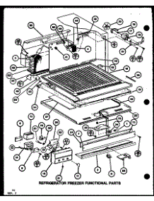 Refrigerator Freezer Functional Parts (Tx18k / P7803201w) (Tx18k / P7803202w) (Txi18k / P7803203w) (Txi18k / P7803204w) (Txi18k / P7803239w) (Txi18k / P7803240w) (Tc18k2 / P7859230w) parts for Amana Top-Mount Refrigerator TX22K-P7803209W from AppliancePartsPros.com