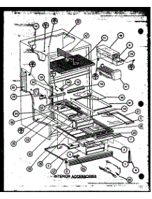 Interior Accessories (Tx18m / P7858506w) (Tx18m / P7858507w) (Txi18m / P7858516w) (Txi18m / P7858517w) (Tx18mb / P7858530w) (Tx18mb / P7858531w) parts for Amana Top-Mount Refrigerator TX22M-P7858510W from AppliancePartsPros.com