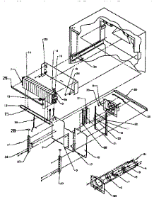 Evaporator Area parts for Amana Top-Mount Refrigerator TX22R2-P1157706W from AppliancePartsPros.com