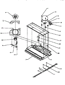 Compressor Compartment parts for Amana Top-Mount Refrigerator TX22R2-P1157706W from AppliancePartsPros.com