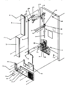 Cabinet Back parts for Amana Top-Mount Refrigerator TX22R2-P1157706W from AppliancePartsPros.com