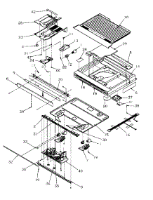 Divider Block parts for Amana Top-Mount Refrigerator TX22S3W-P1196002WW from AppliancePartsPros.com