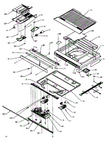 Divider Block parts for Amana Top-Mount Refrigerator TX25R4E-P1175402WE from AppliancePartsPros.com