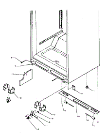 Cabinet Bottom parts for Amana Top-Mount Refrigerator TX25R4W-P1175402WW from AppliancePartsPros.com