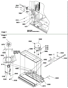 Machine Compartment parts for Amana Top-Mount Refrigerator TX518VW-P1322502WW from AppliancePartsPros.com