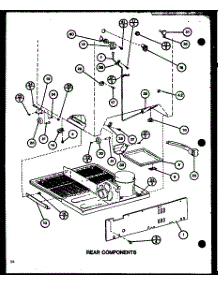 Rear Components (Tx18j / P7739041w) (Tx18j / P7739042w) (Txi18j / P7739043w) (Txi18j / P7739044w) parts for Amana Top-Mount Refrigerator TXI18J-P7739043W from AppliancePartsPros.com