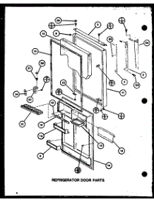Refrigerator Door Parts (Tx18j / P7739041w) (Tx18j / P7739042w) (Txi18j / P7739043w) (Txi18j / P7739044w) parts for Amana Top-Mount Refrigerator TXI18J-P7739044W from AppliancePartsPros.com