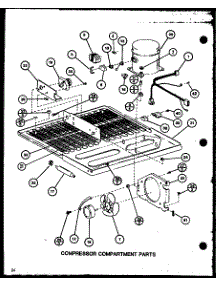 Compressor Compartment Parts (Tx20j / P7739045w) (Tx20j / P7739046w) (Txi20j / P7739047w) (Txi20j / P7739048w) parts for Amana Top-Mount Refrigerator TXI18J-P7739044W from AppliancePartsPros.com