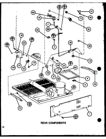Rear Components (Tx20j / P7739045w) (Tx20j / P7739046w) (Txi20j / P7739047w) (Txi20j / P7739048w) parts for Amana Top-Mount Refrigerator TXI18J-P7739044W from AppliancePartsPros.com