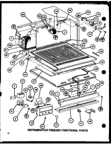 Refrigerator Freezer Functional Parts (Tx22j / P7739049w) (Txi22j / P7739050w) parts for Amana Top-Mount Refrigerator TXI18J-P7739044W from AppliancePartsPros.com