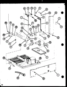 (Tx20n / P1106208w) (Tx20n / P1106209w) (Txi20n / P1106218w) (Txi20n / P1106219w) (Tx20nb / P1106231w) (Tx20nb / P1106232w) parts for Amana Top-Mount Refrigerator TXI18N-P1106217W from AppliancePartsPros.com