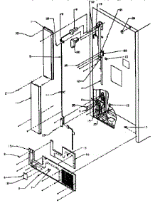 Cabinet Back parts for Amana Top-Mount Refrigerator TXI18R2-P1179501W from AppliancePartsPros.com
