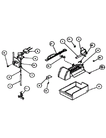 Add-On Ice Maker Assembly parts for Amana Top-Mount Refrigerator TXI18R2-P1179501W from AppliancePartsPros.com