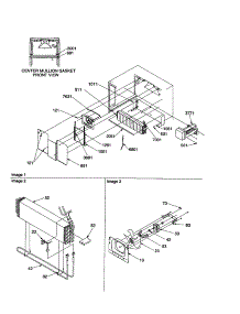 Evaporator And Fan Motor parts for Amana Top-Mount Refrigerator TXI18VW-P1319004WW from AppliancePartsPros.com