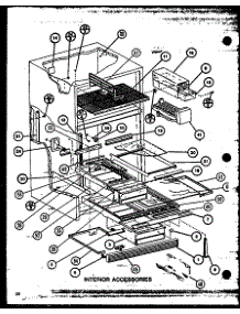 Interior Accessories (Tx22m / P7858510w) parts for Amana Top-Mount Refrigerator TXI20M-P7858519W from AppliancePartsPros.com