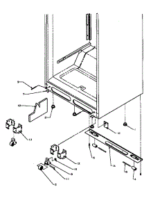 Cabinet Bottom parts for Amana Top-Mount Refrigerator TXI21A3E-P1182006WE from AppliancePartsPros.com