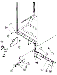 Cabinet Bottom parts for Amana Top-Mount Refrigerator TXI21R-P1168002W from AppliancePartsPros.com