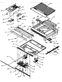 Divider Block parts for Amana Top-Mount Refrigerator TXI21R-P1168006W from AppliancePartsPros.com