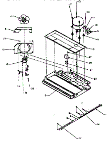 Compressor Compartment parts for Amana Top-Mount Refrigerator TXI21R-P1168006W from AppliancePartsPros.com