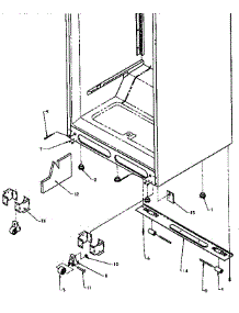 Cabinet Bottom parts for Amana Top-Mount Refrigerator TXI21R-P1168006W from AppliancePartsPros.com