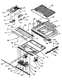 Divider Block parts for Amana Top-Mount Refrigerator TXI21R2-P1168012W from AppliancePartsPros.com
