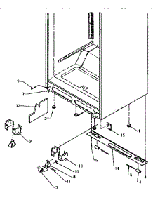 Cabinet Bottom parts for Amana Top-Mount Refrigerator TXI21R2-P1168012W from AppliancePartsPros.com
