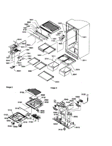 Interior Cabinet / Drain Block parts for Amana Top-Mount Refrigerator TXI21VW-P1320602WW from AppliancePartsPros.com