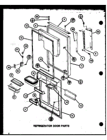 Refrigerator Door Parts (Tx18k / P7803201w) (Tx18k / P7803202w) (Txi18k / P7803203w) (Txi18k / P7803204w) (Txi18k / P7803239w) (Txi18k / P7803240w) (Tc18k2 / P7859230w) parts for Amana Top-Mount Refrigerator TXI22K-P7803210W from AppliancePartsPros.com