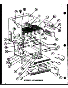 Interior Accessories (Tx18k / P7803201w) (Tx18k / P7803202w) (Txi18k / P7803203w) (Txi18k / P7803204w) (Txi18k / P7803239w) (Txi18k / P7803240w) (Tc18k2 / P7859230w) parts for Amana Top-Mount Refrigerator TXI22K-P7803210W from AppliancePartsPros.com