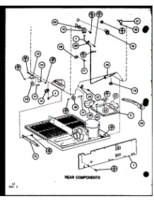 Rear Components (Tx18k / P7803201w) (Tx18k / P7803202w) (Txi18k / P7803203w) (Txi18k / P7803204w) (Txi18k / P7803239w) (Txi18k / P7803240w) (Tc18k2 / P7859230w) parts for Amana Top-Mount Refrigerator TXI22K-P7803210W from AppliancePartsPros.com