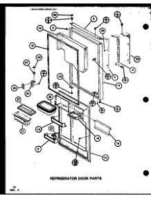 Refrigerator Door Parts (Tx20k / P7803205w) (Tx20k / P7803206w) (Txi20k / P7803207w) (Txi20k / P7803208w) (Txi20k / P7803241w) (Txi20k / P7803242w) parts for Amana Top-Mount Refrigerator TXI22K-P7803210W from AppliancePartsPros.com
