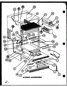 Interior Accessories (Tx20k / P7803205w) (Tx20k / P7803206w) (Txi20k / P7803207w) (Txi20k / P7803208w) (Txi20k / P7803241w) (Txi20k / P7803242w) parts for Amana Top-Mount Refrigerator TXI22K-P7803210W from AppliancePartsPros.com